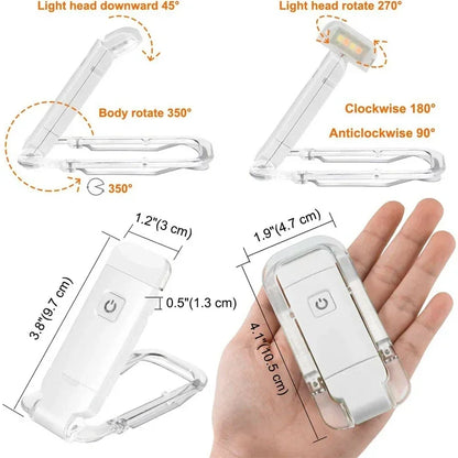 GlowNest™ LED Book Reading Light
