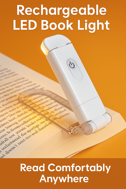 GlowNest™ LED Book Reading Light